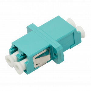 LC optical adapters, duplex